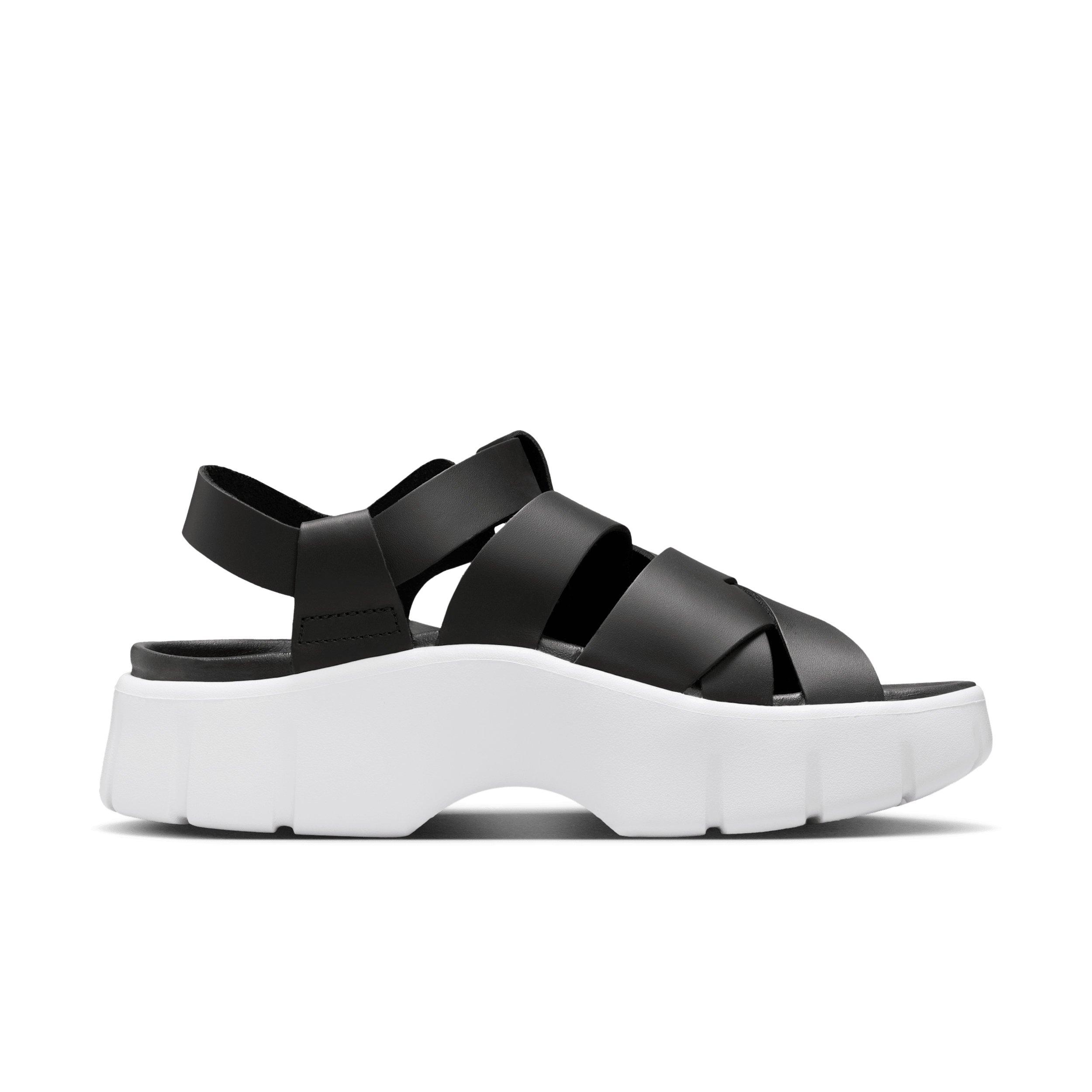 Jordan Willow "Black/White/Metallic Silver" Women's Slide - BLACK/WHITE/SILVER